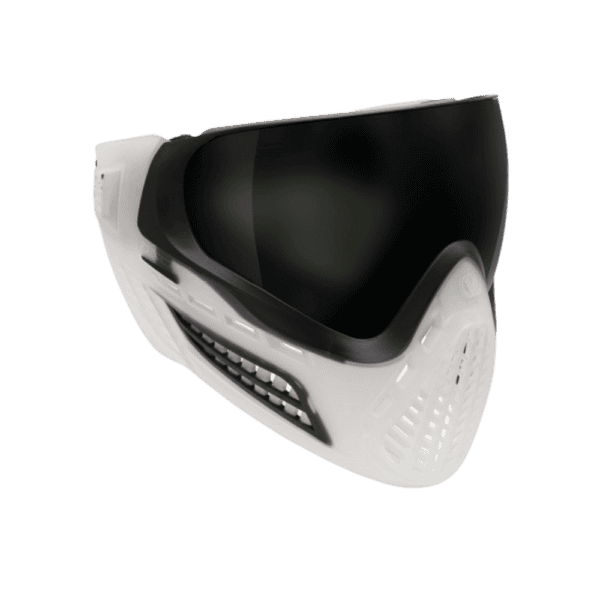 Virtue VIO Ascend Goggle Crystal Black paintball mask with dual pane thermal lens.