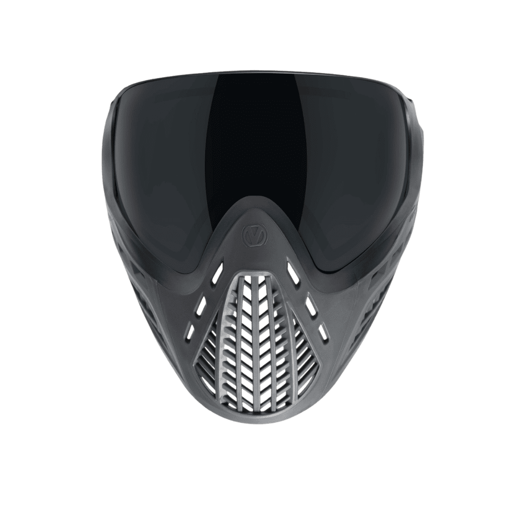 Virtue VIO Ascend Goggle Stealth Black SE paintball mask with dual pane thermal lens.