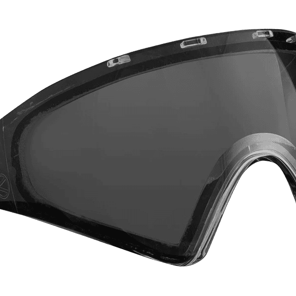 Virtue VIO CMD Lens Dark Smoke tinted paintball mask replacement lens.