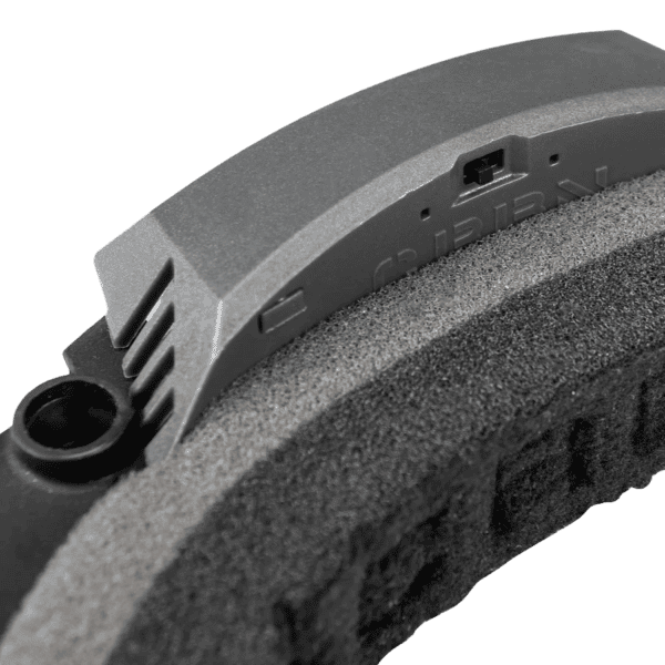 CRBN ZERO Storm Fan electronic anti-fog accessory for CRBN paintball goggles.