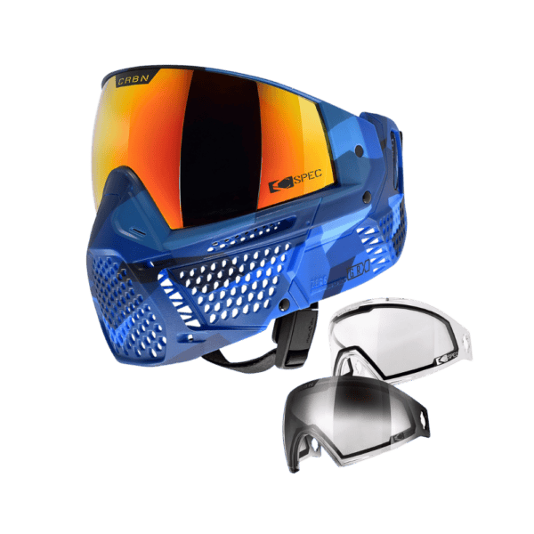 Brand new ZERO GRX MODCAM ABYSS less coverage paintball goggle mask in limited edition blue camouflage.