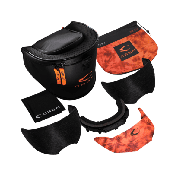Bunkerkings ZERO GRX goggle system tie-dye lava less coverage paintball mask.