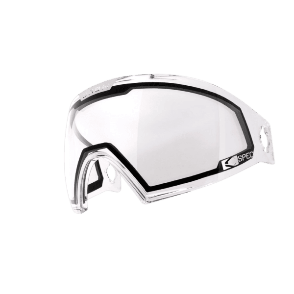 CRBN ZERO Pro Safari paintball goggle in More Coverage variant with mirror thermal lens.