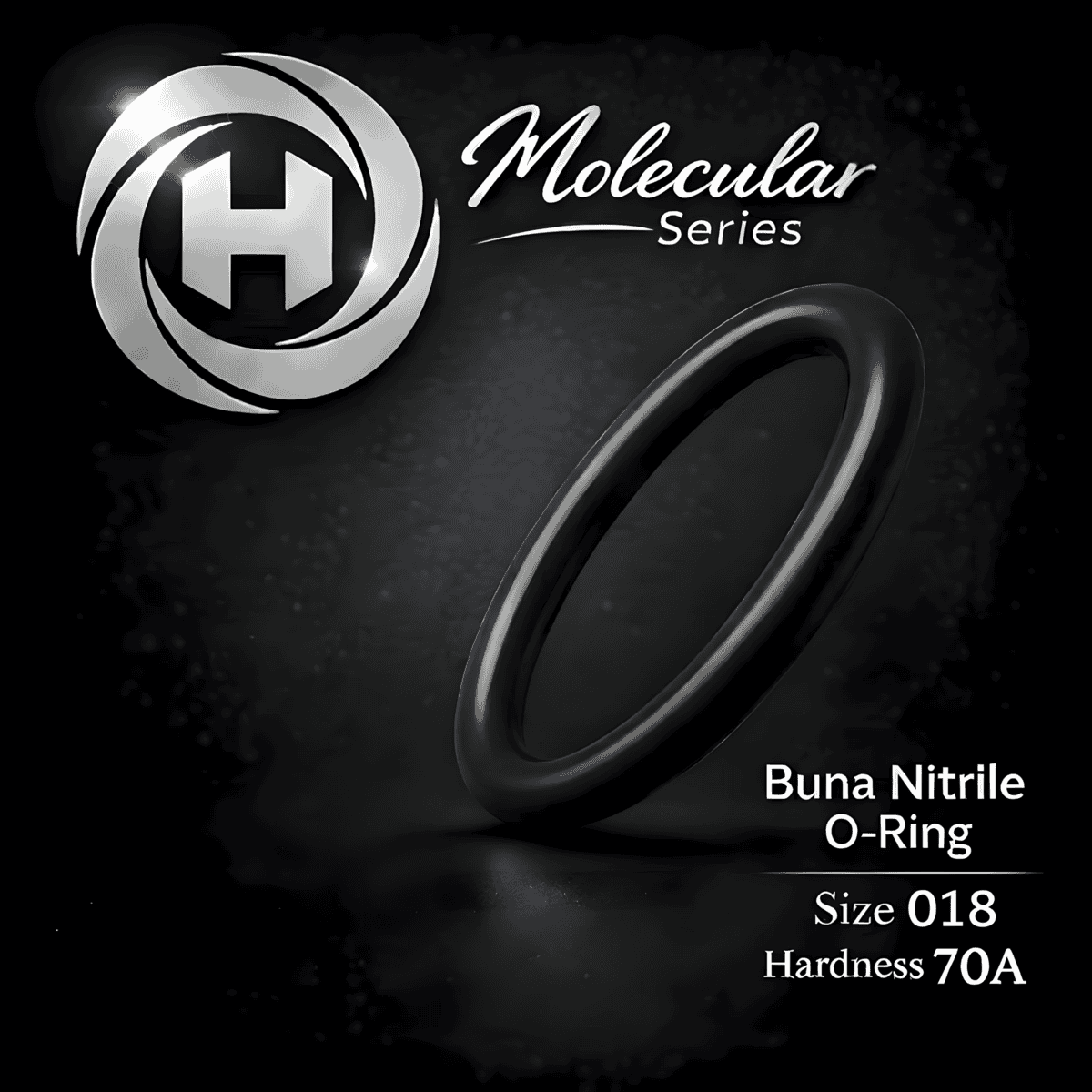 Hadron Molecular Series Buna Nitrile 018 70A O-Ring black paintball marker seal.
