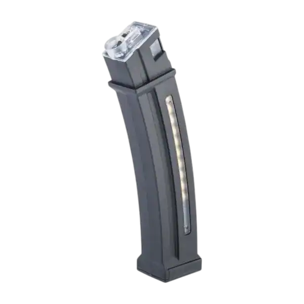 CYMA Platinum 130rd windowed mid-cap polymer magazine for MP5 airsoft AEG rifles.