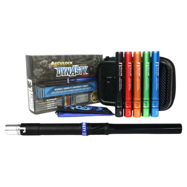 field one acculock dynasty barrel kit dust black back / gloss black tip, new