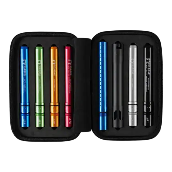 field one acculock barrel kit | dust black / gloss blue tip | new