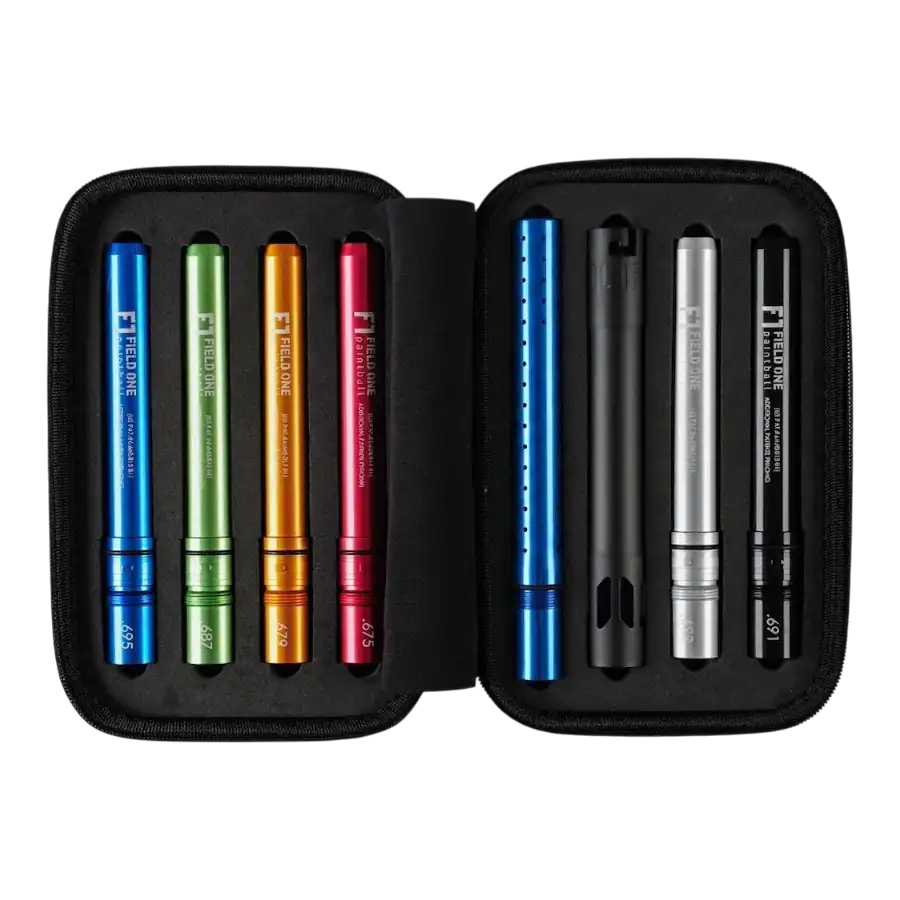 field one acculock barrel kit | dust black / gloss blue tip | new