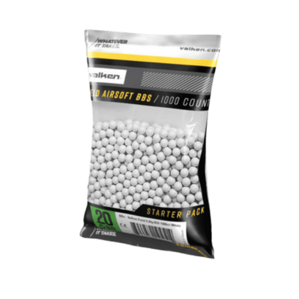 BB Bastard Double Polished 20g beige paintball training ammunition.