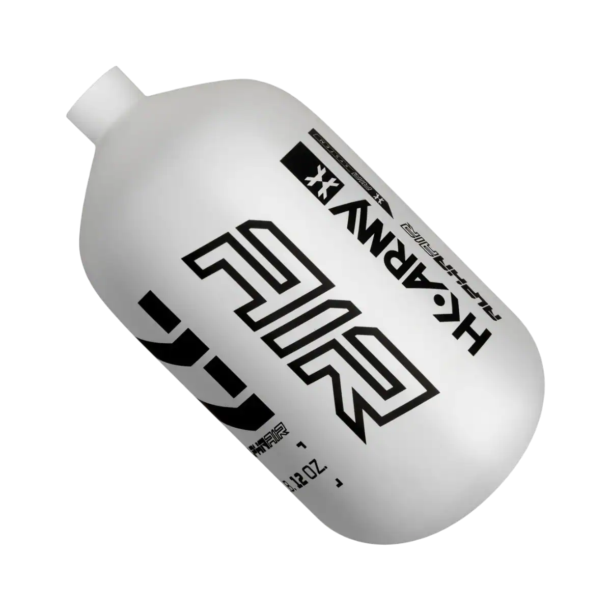 HK Army Alpha Air Blizzard 77ci 4500psi lightweight paintball tank carbon fiber bottle.