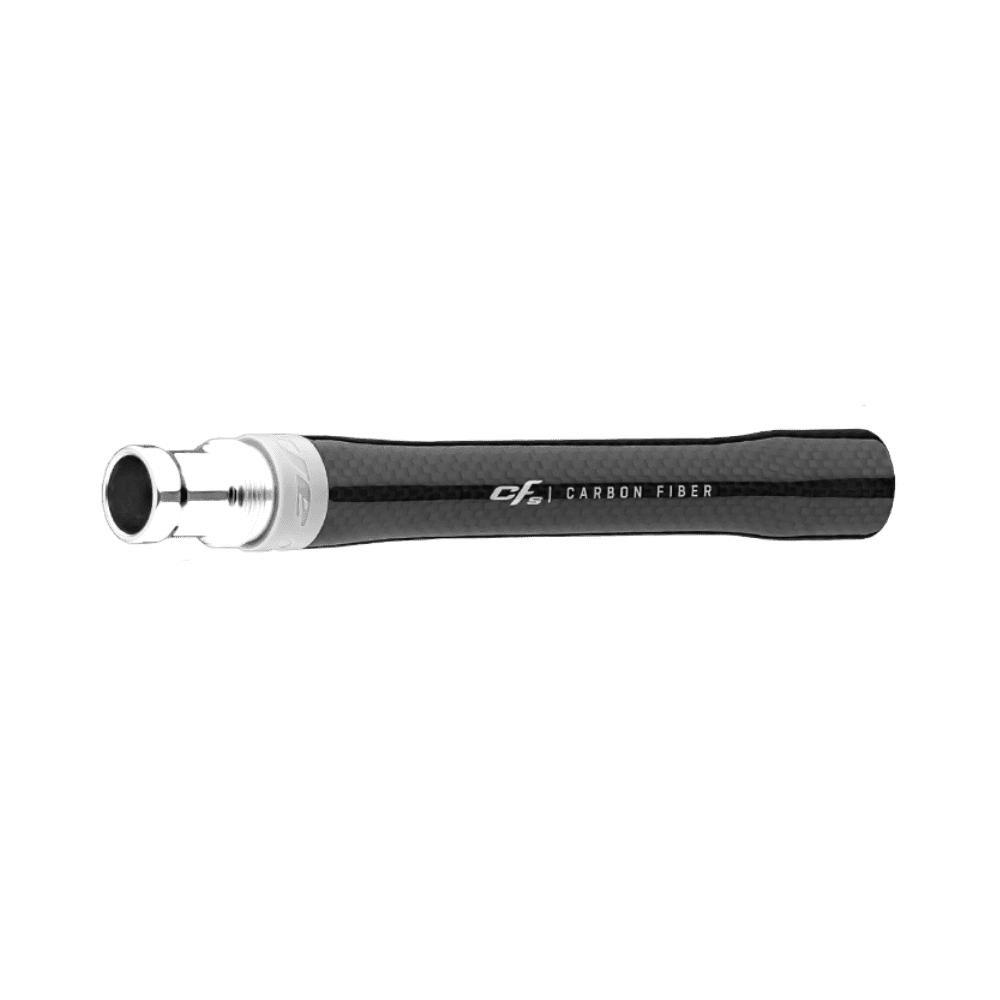 DYE Carbon Fiber-S Boomstick Barrel Back .688 Autococker carbon fiber paintball barrel back.