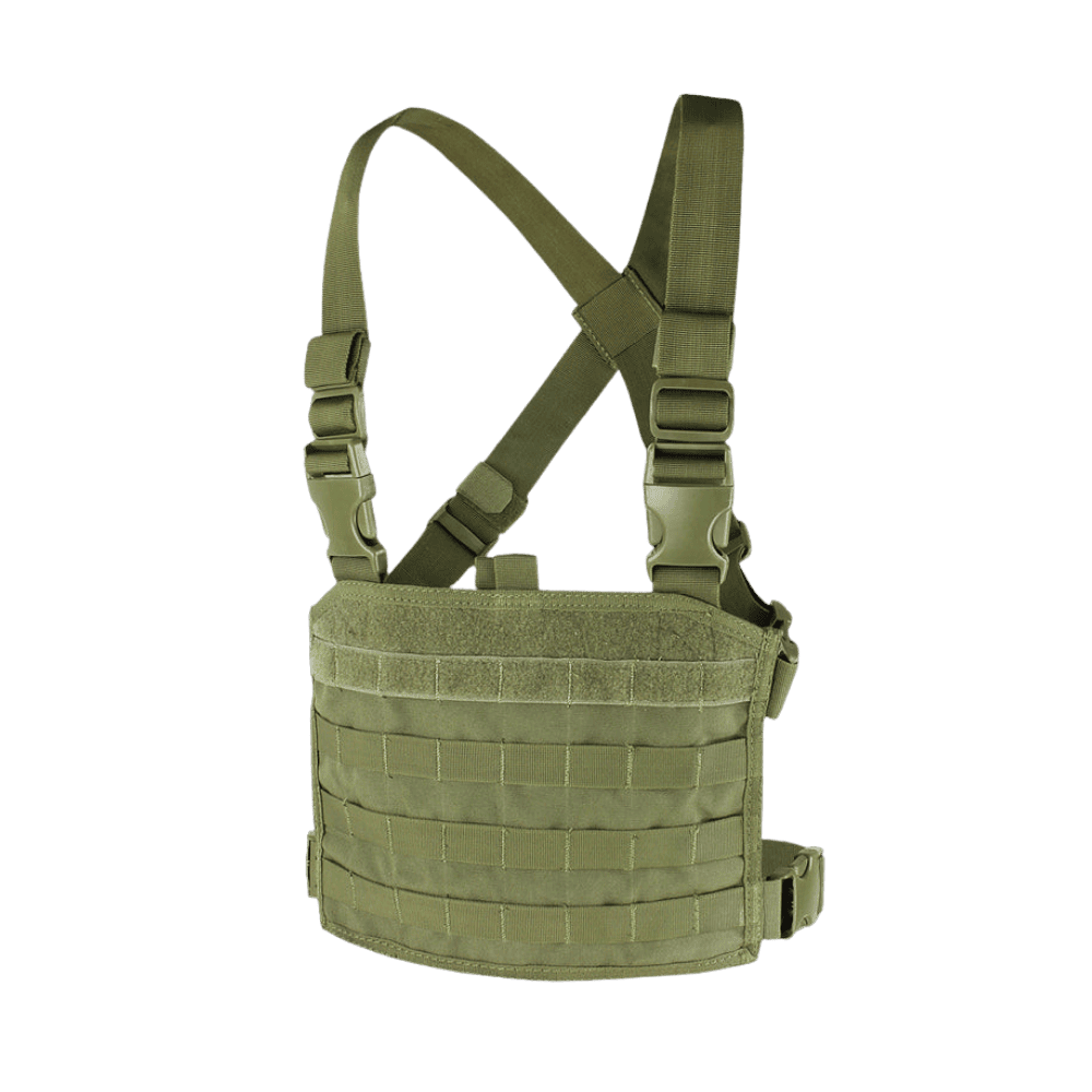Condor Modular Chest Panel Olive Drab tactical paintball minimalistic vest rig.
