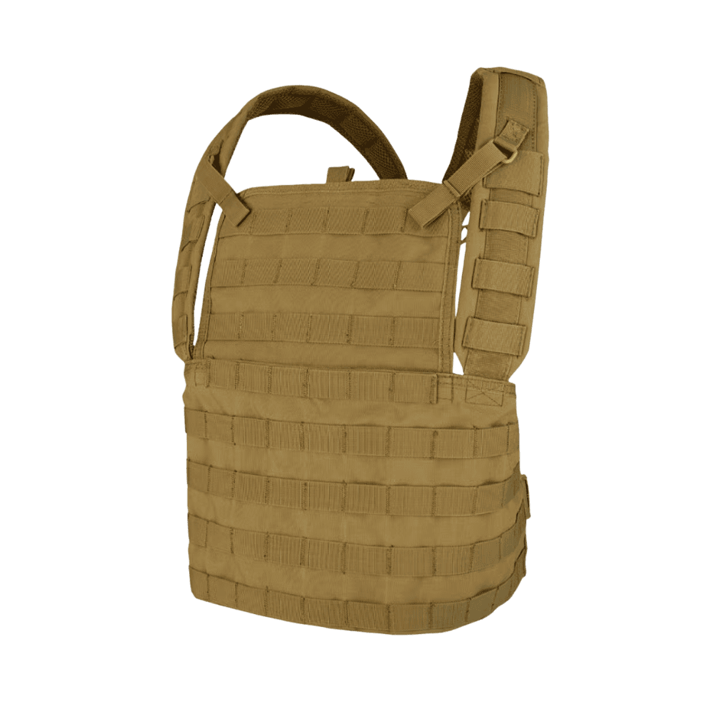 Condor Modular Chest Rig Brown tactical paintball load bearing vest.