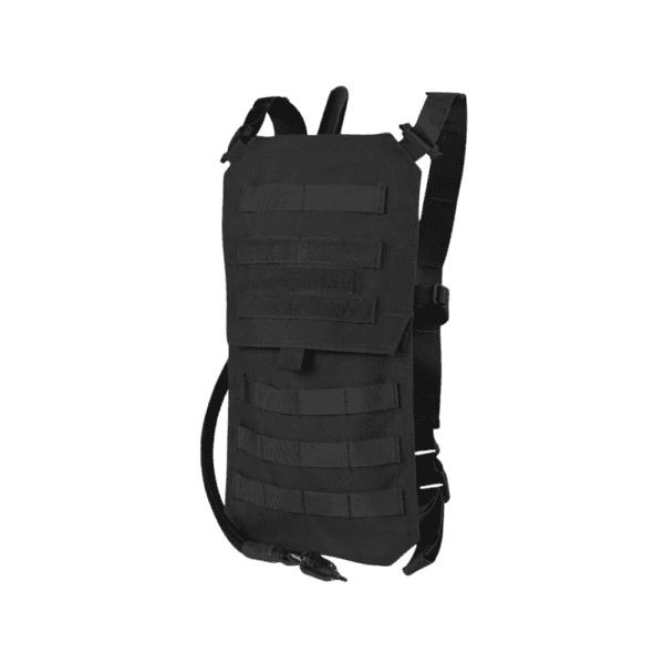 Condor Oasis Hydration Carrier Black 2.5L tactical paintball vest attachment pack.