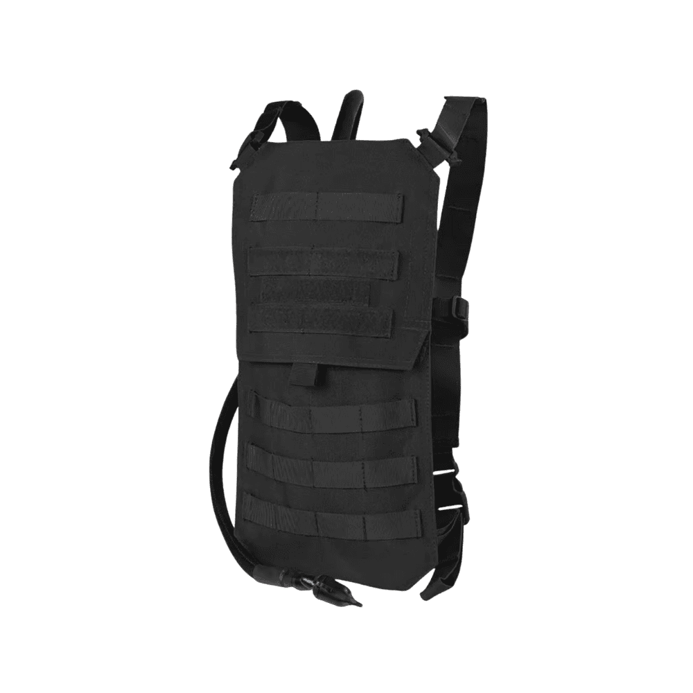 Condor Oasis Hydration Carrier Black 2.5L tactical paintball vest attachment pack.