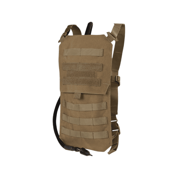 Condor Oasis Hydration Carrier Brown 2.5L tactical paintball vest attachment pack.