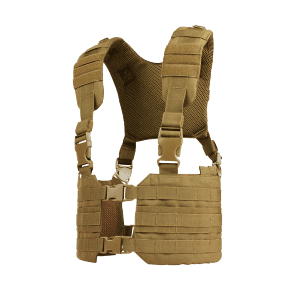 Condor Ronin Chest Rig Tan tactical paintball load bearing vest.