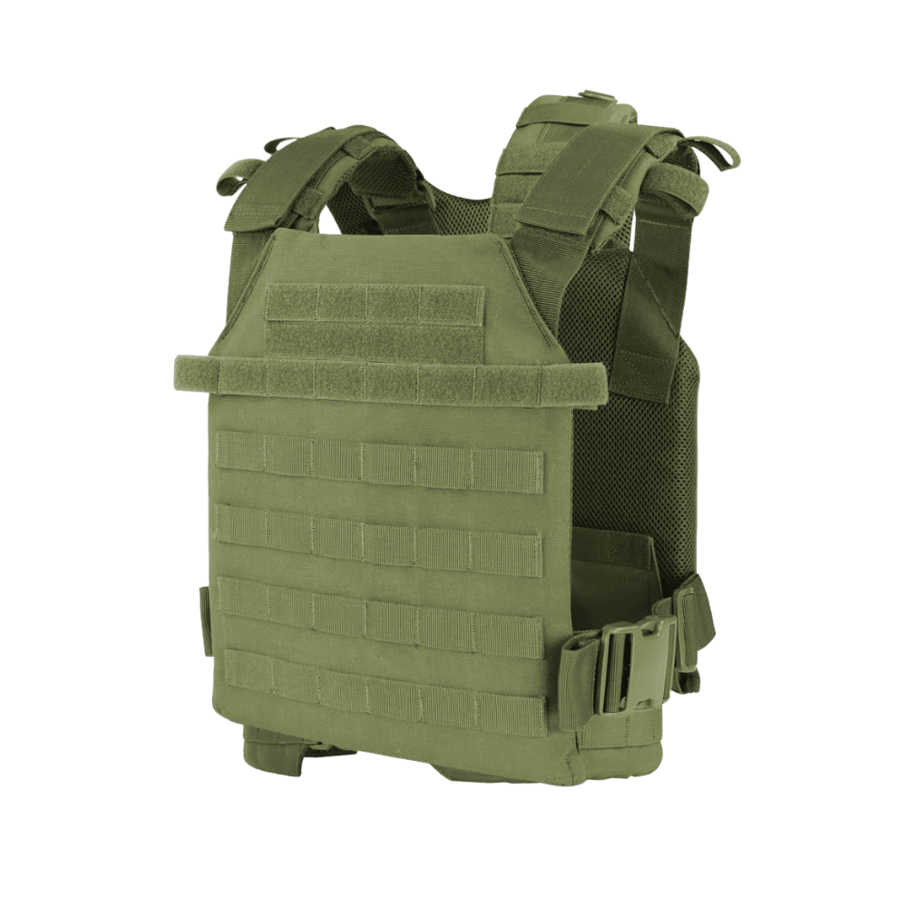 Condor Sentry Plate Carrier Olive tactical paintball body armor vest.