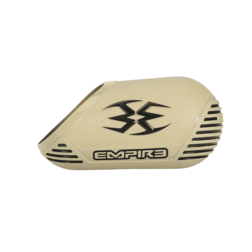 Empire Tank Cover Tan Black non slip paintball carbon fiber air tank protective sleeve boot.
