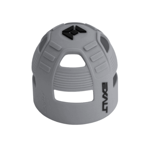 Exalt Tank Grip Ghost Grey high friction paintball carbon fiber bottle protector boot.