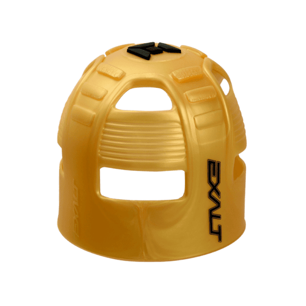 Exalt Tank Grip Gold paintball carbon fiber bottle high friction protector sleeve.