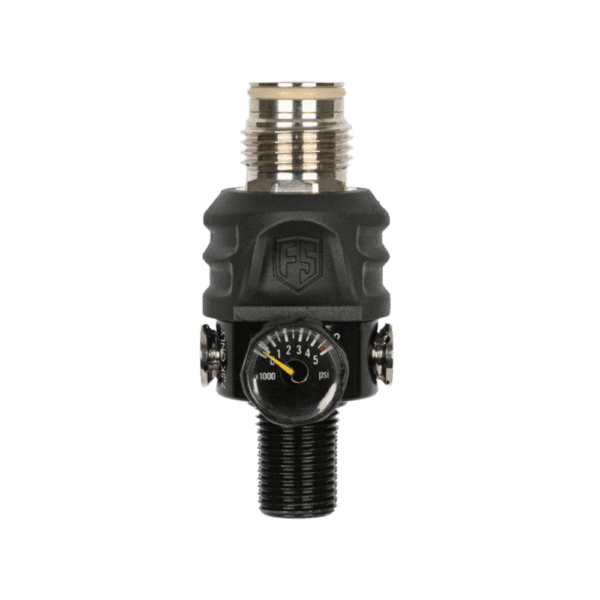 First Strike Anti-Hero Reg 4.5K rotational 4500 psi paintball tank regulator head.