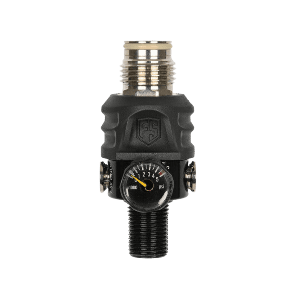First Strike Anti-Hero Reg 4.5K rotational 4500 psi paintball tank regulator head.