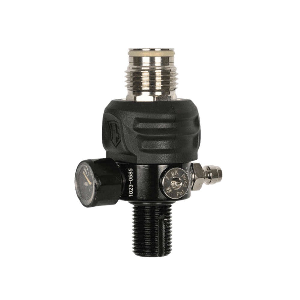 First Strike Anti-Hero Reg 4.5K rotational 4500 psi paintball tank regulator head.