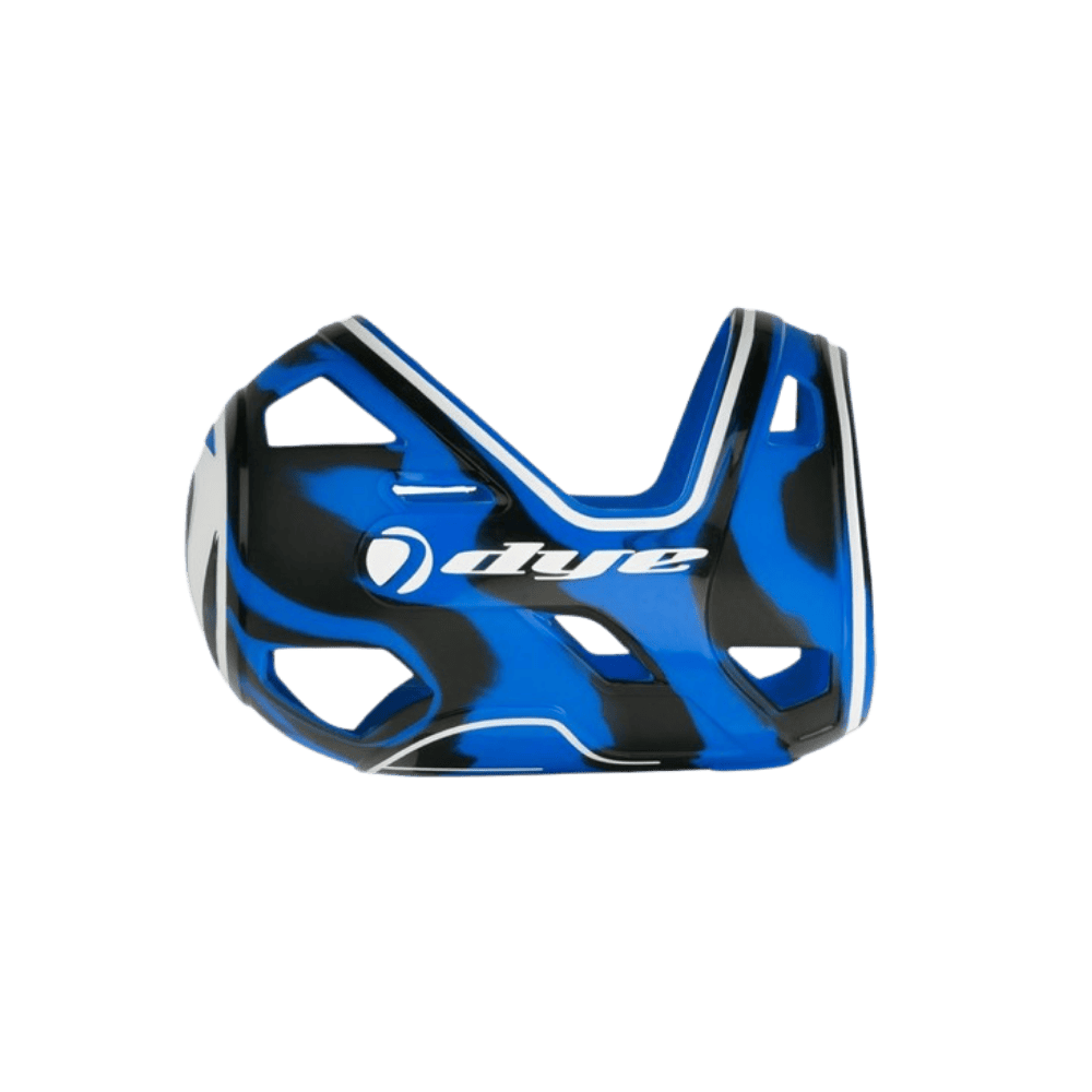 DYE Flex Bottle Cover TWST Blue S/M neoprene paintball air tank protective sleeve.