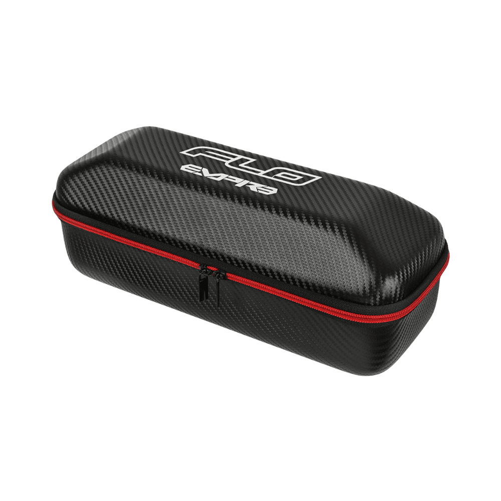 Empire FLO Pro Tank and Regulator Case Black Red paintball HPA tank protective case.