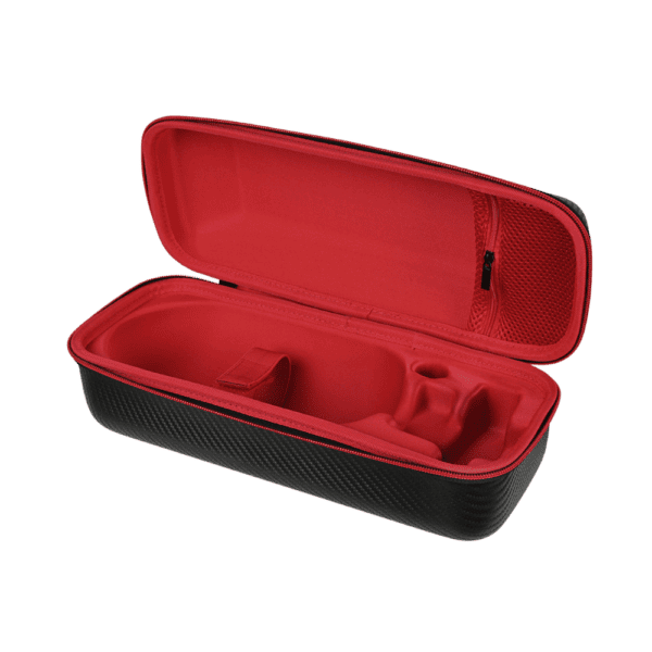 Empire FLO Pro Tank and Regulator Case Black Red paintball HPA tank protective case.