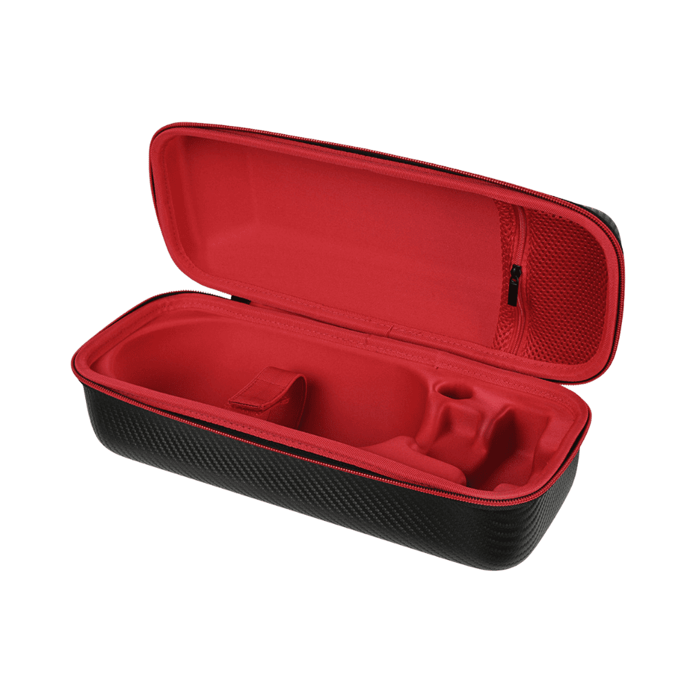 Empire FLO Pro Tank and Regulator Case Black Red paintball HPA tank protective case.