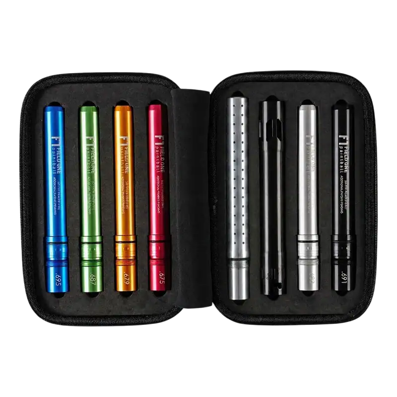 field one acculock barrel kit | gloss black / gloss silver tip | new