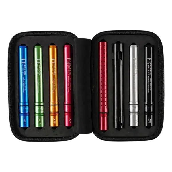 field one acculock barrel kit | gloss black / gloss red tip | new