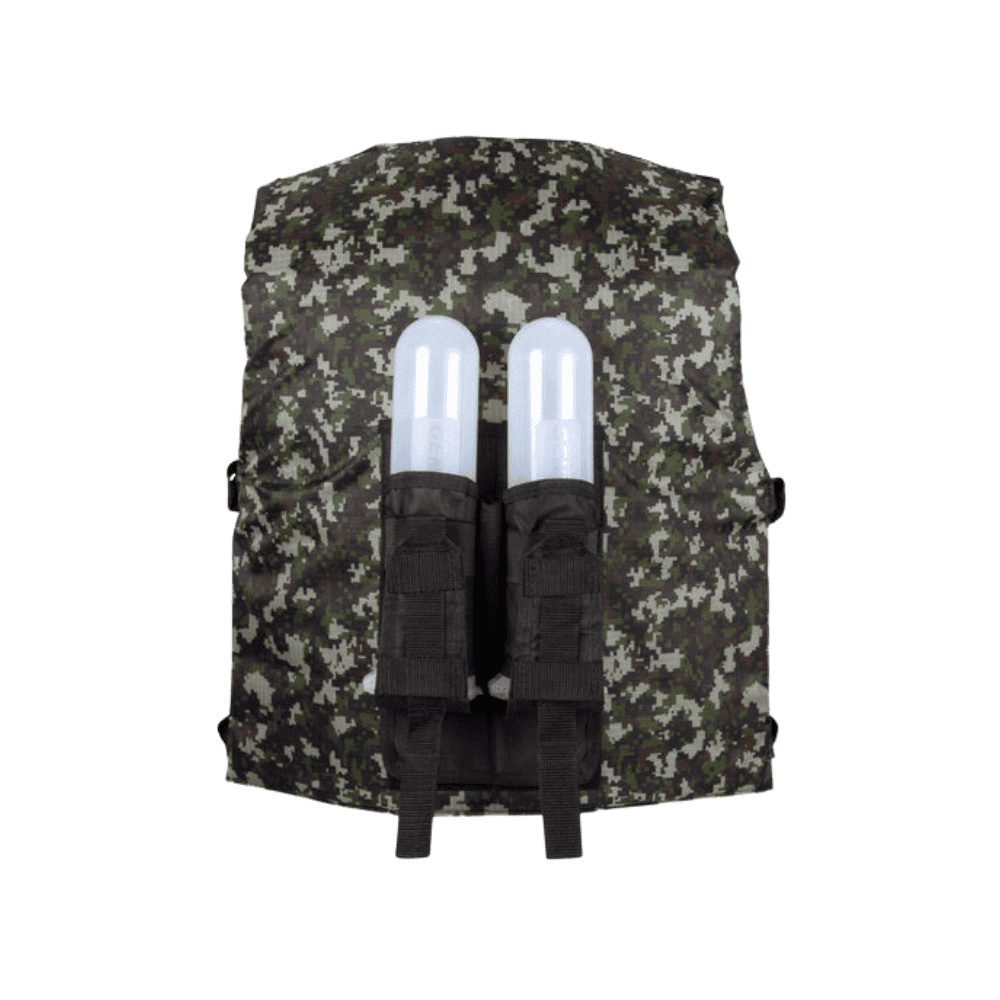 GXG Reversible Basic Tactical Vest reversible camo paintball load bearing armor.
