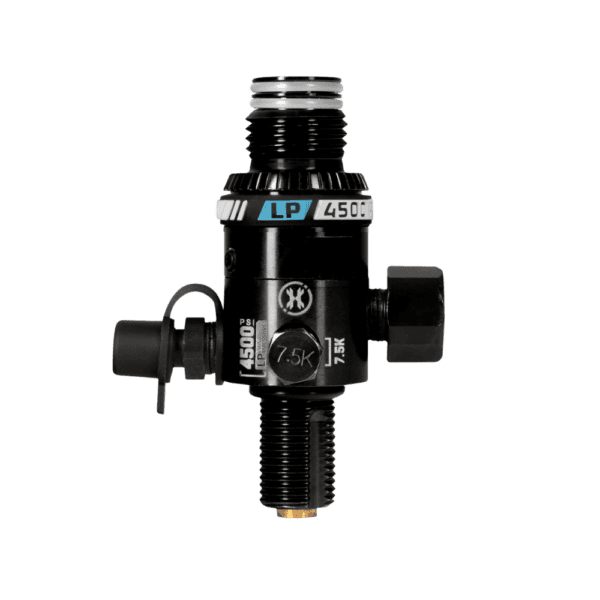 HK Army LP3 REGULATOR 250psi - 300psi Black low pressure paintball compressed air tank regulator.