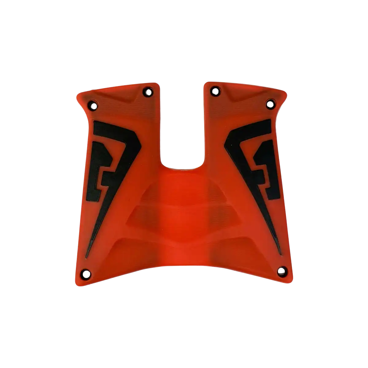 field one force rubber grip panels, fire/black new