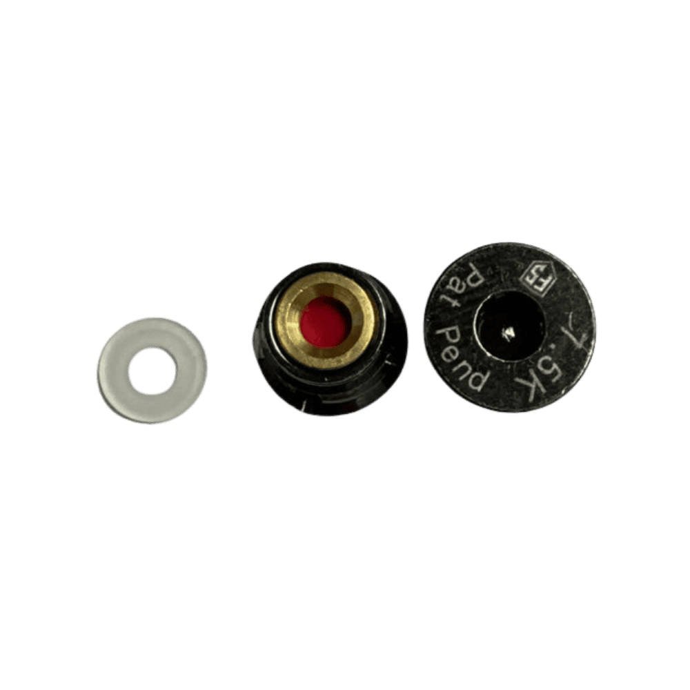 Powerhouse 7.5K Low Profile Burst Disc Black high pressure paintball tank regulator safety component.