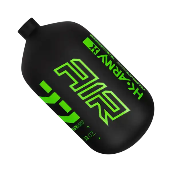HK Army Alpha Air Surge 77ci 4500psi lightweight paintball tank carbon fiber bottle.
