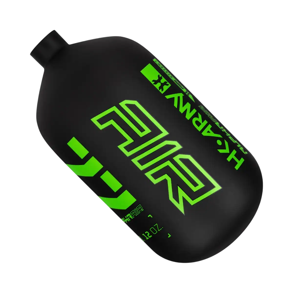 HK Army Alpha Air Surge 77ci 4500psi lightweight paintball tank carbon fiber bottle.