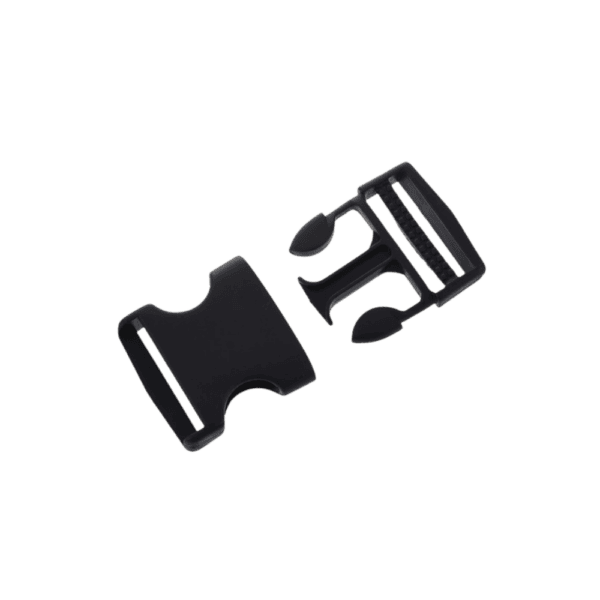 Tactical Buckle Only black replacement plastic hardware clip for paintball gear vests.