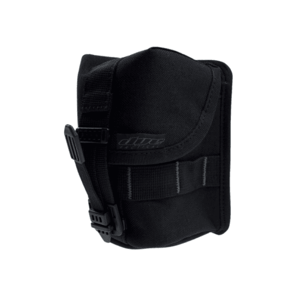 Dye Tactical Insulated Grenade Pouch in black for paintball vest configurations.