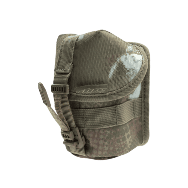 Dye Tactical Insulated Grenade Pouch in Dyecam camo for paintball vest configurations.