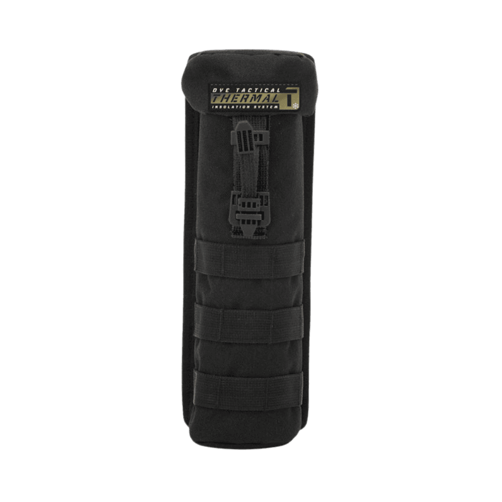 Dye Tactical Insulated Single Pod Pouch in black for paintball pod protection.