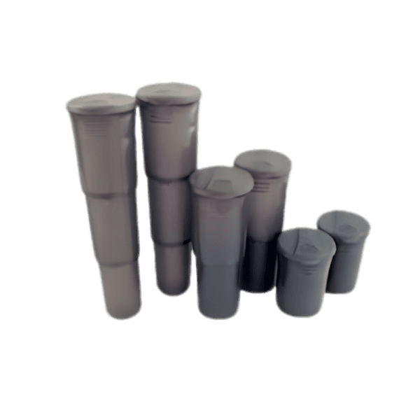 Smart Parts Transport Pods Clear collapsible polymer paintball pod tube.
