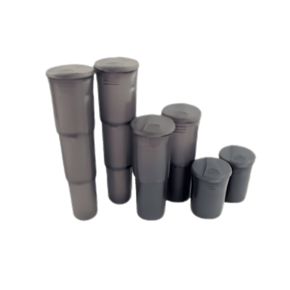 Smart Parts Transport Pods Clear collapsible polymer paintball pod tube.