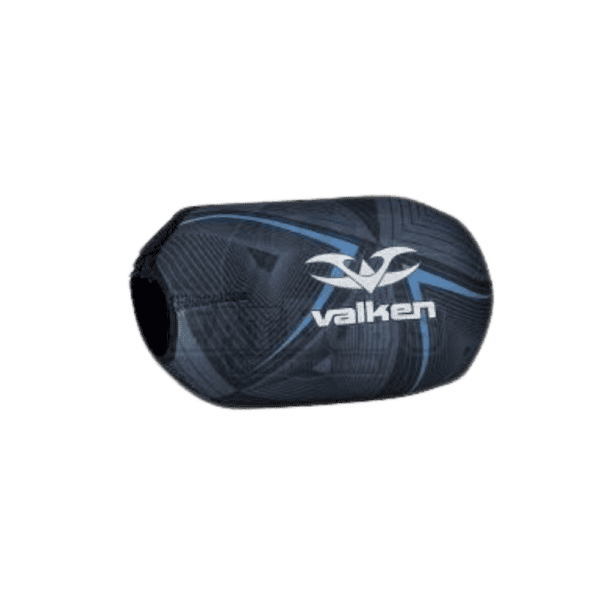 Valken Crusade Bottle Cover Hatch Blue 48cuin non slip paintball carbon fiber tank protective sleeve.