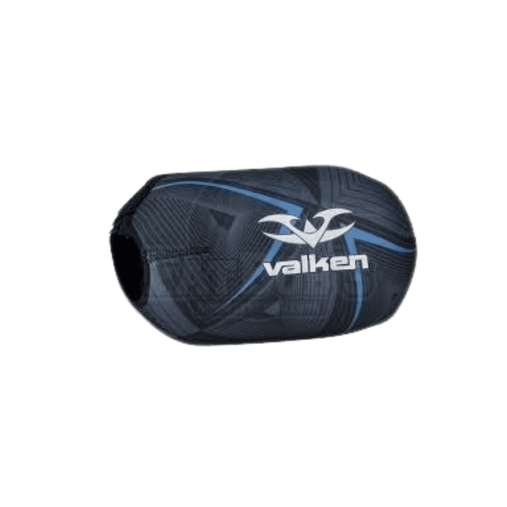 Valken Crusade Bottle Cover Hatch Blue 48cuin non slip paintball carbon fiber tank protective sleeve.
