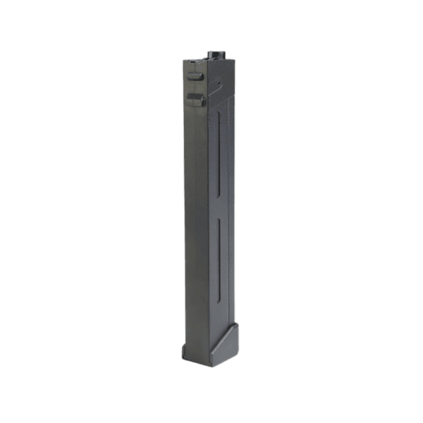 Valken SMG Hi Cap 280rd Mag in black for tactical paintball cross-training.