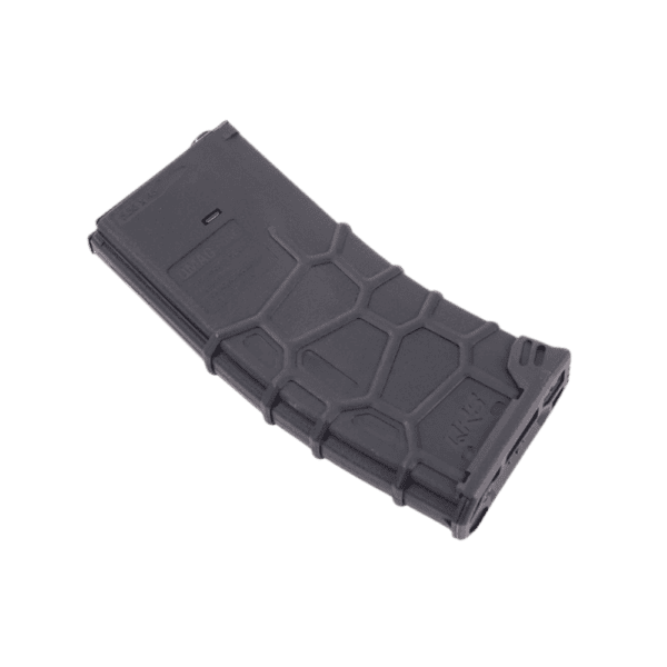 VFC QRS Mid-Cap Magazine 120rd black polymer mag for airsoft M4 tactical paintball rifles.